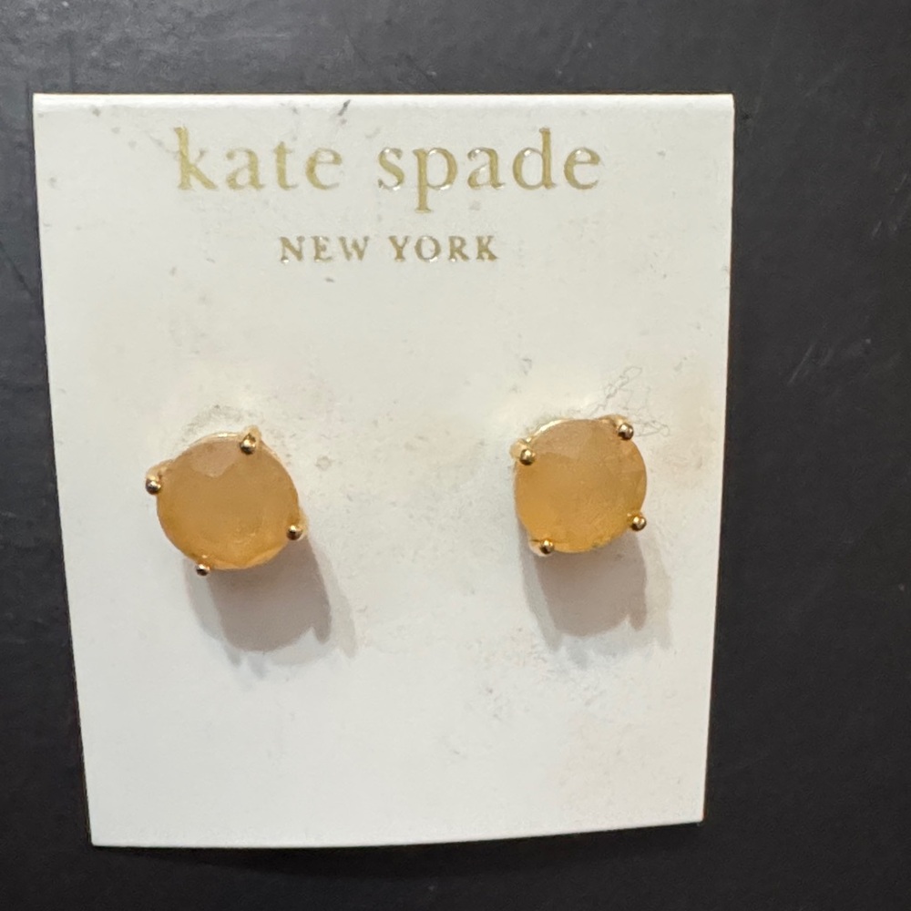 Kate Spade Gold-Tone Round Earrings